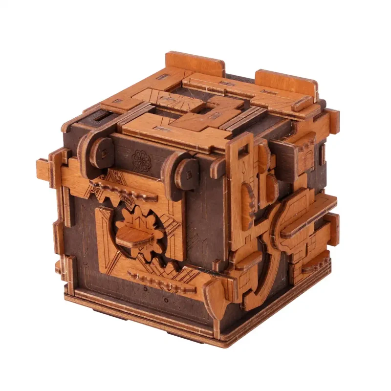 3D Wooden Box Puzzle - Escape Room Puzzle Box 9