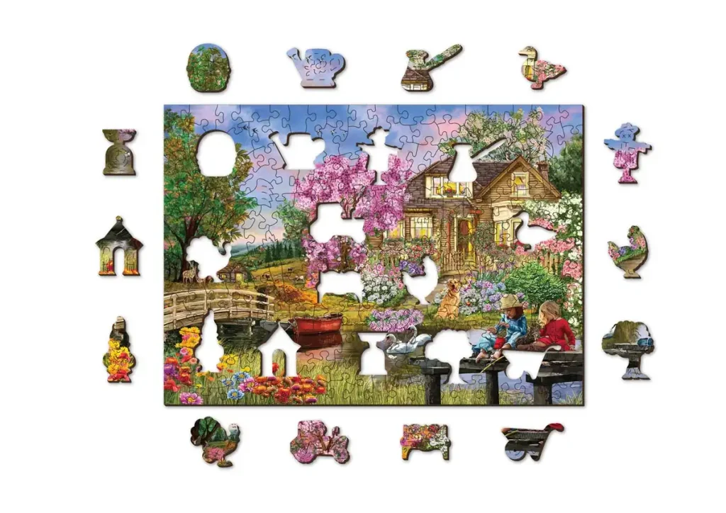 Spring Cottage 200 Wooden Puzzle 6