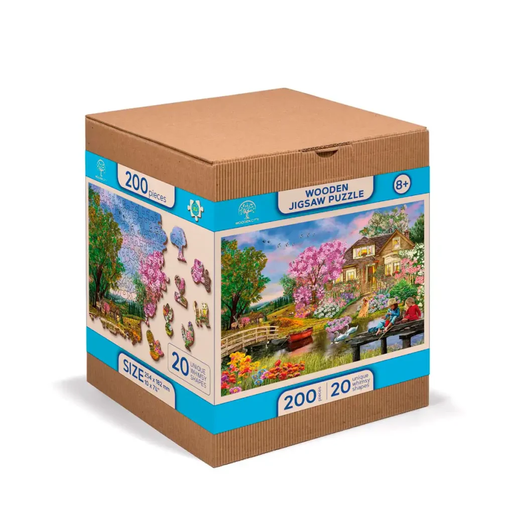 Spring Cottage 200 Wooden Puzzle 3