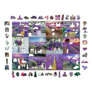 Lavender France 600 Wooden Puzzle 6