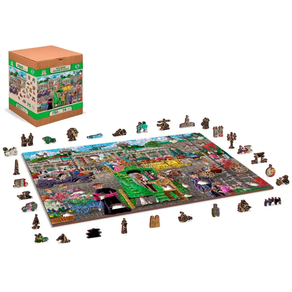 Paris Square in Berlin 750 Wooden Puzzle 5