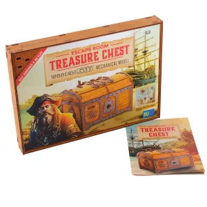 3D Wooden Box Puzzle - Escape Room Treasure Chest 2