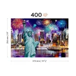 New York By Night 400 Wooden Puzzle 8