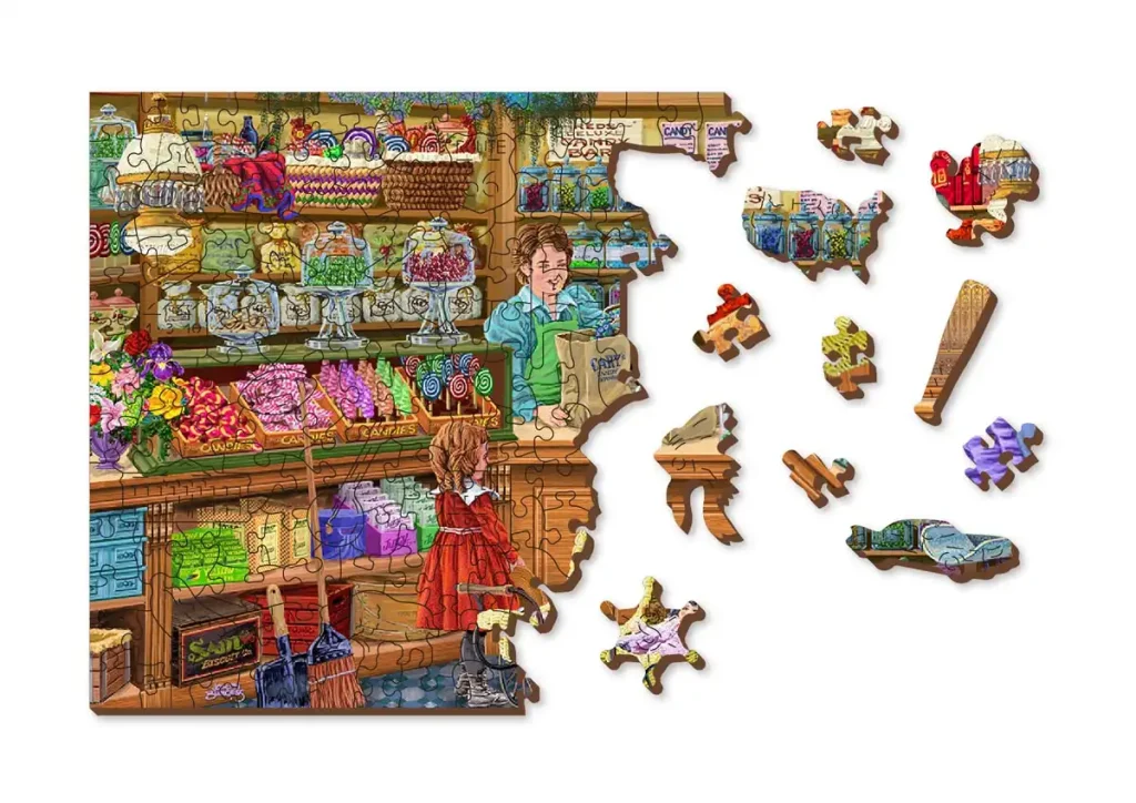 Wooden Puzzle 400 Candy Adventures opis 2