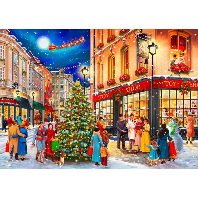 Christmas Evening 750 Wooden Puzzle 9