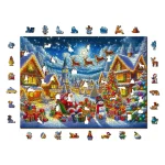 Wooden Puzzle 1000 Santa's Joyful Journey 6