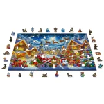 Wooden Puzzle 1000 Santa's Joyful Journey 5