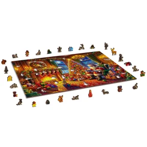 Wooden Puzzle 1000 The Magic of Christmas Eve 4