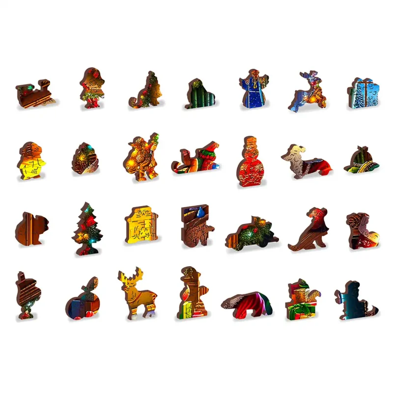 Wooden Puzzle 1000 The Magic of Christmas Eve 3