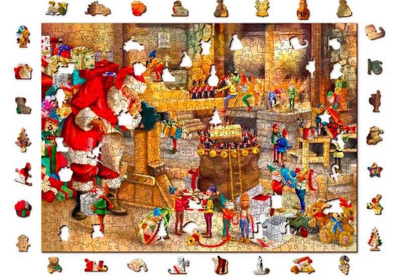 Wooden Christmas Puzzles For Festive Fun Wooden City