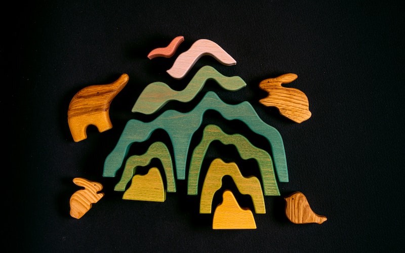 Wooden animal puzzle