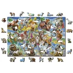 Animal Postcards 500 Wooden Puzzle 7