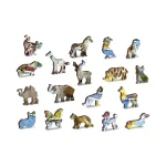 Animal Postcards 500 Wooden Puzzle 3