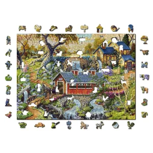 Countryside Bridges 1000 Wooden Puzzle 7