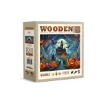 Wooden Puzzle 1000 Ghostly Pumpkin Night 4