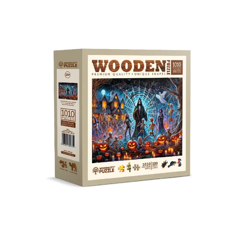 Wooden Puzzle 1000 Grim Reaper's Halloween 4