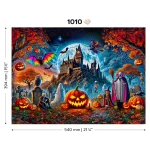 Wooden Puzzle 1000 Halloween Castle 13