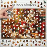 Santa & Friends 1000 Wooden Puzzle 3