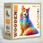 Colorful Cat Fantasy 250 Wooden Puzzle 1