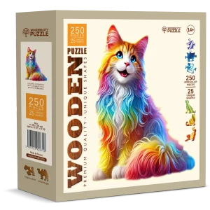 Colorful Cat Fantasy 250 Wooden Puzzle 7