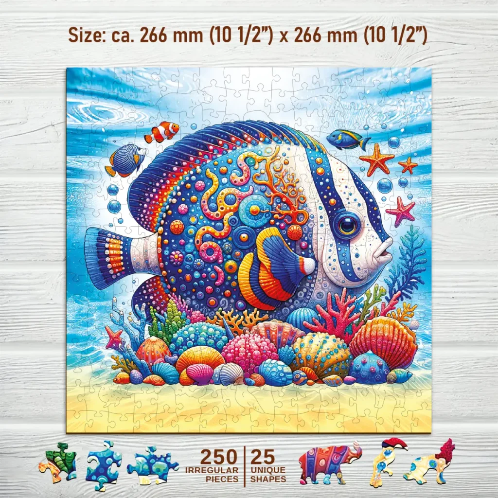 Exotic Fish 250 Wooden Puzzle 4