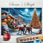 Santa’s Sleigh 500 Wooden Puzzle 4