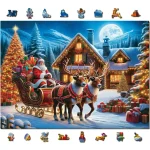 Santa’s Sleigh 500 Wooden Puzzle 8