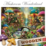 Mushroom Wonderland 1000 Wooden Puzzle 1