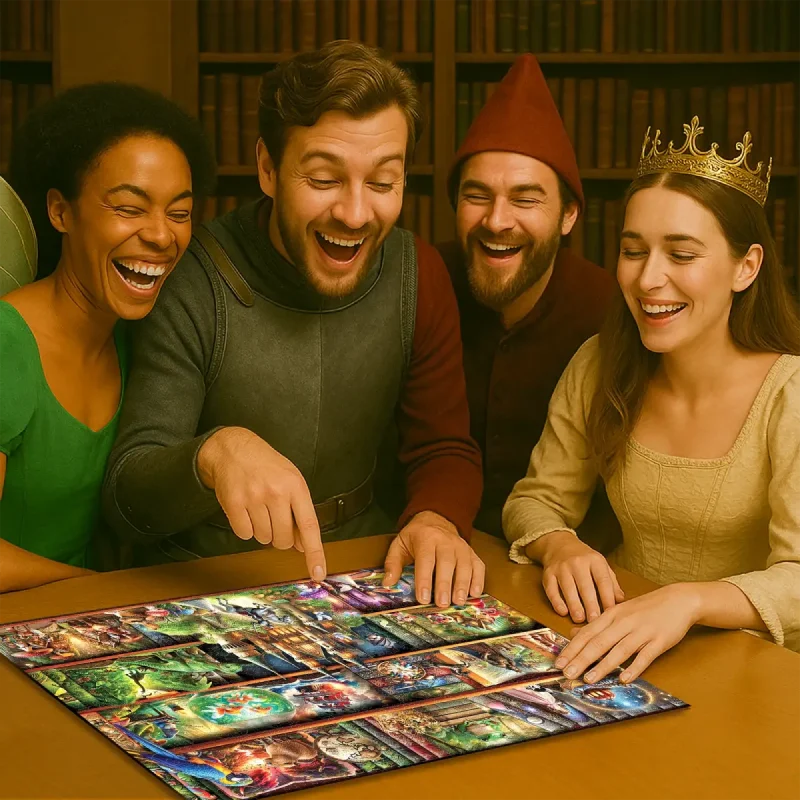 Stories On Every Shelf 1000 Wooden Puzzle 5