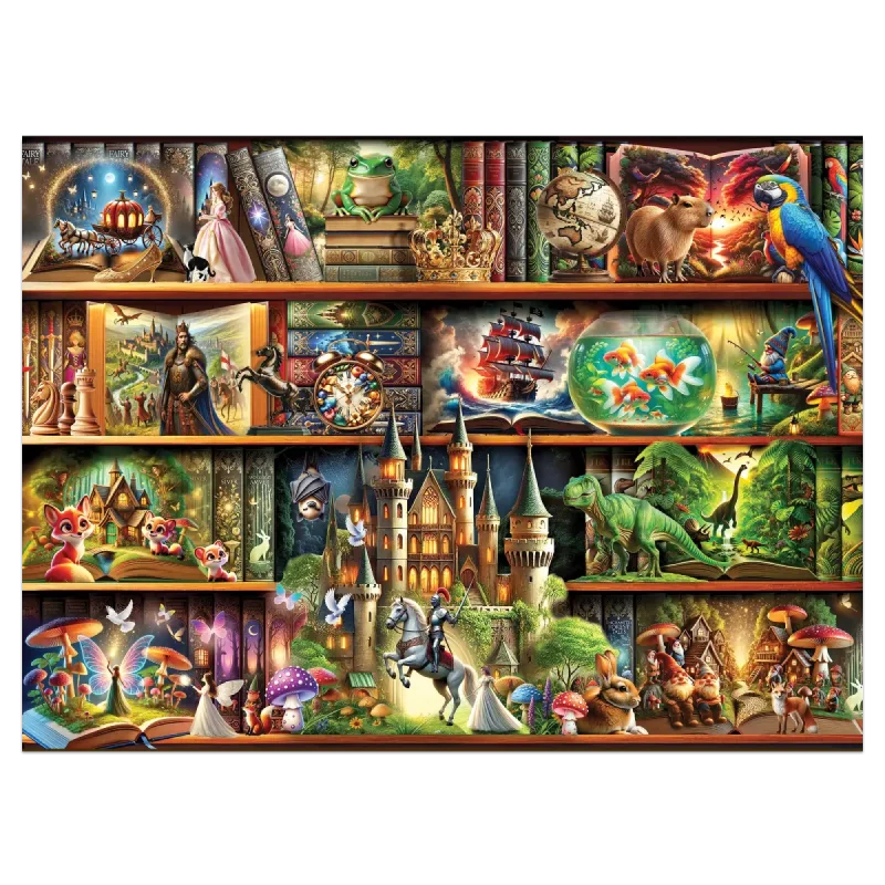 Stories On Every Shelf 1000 Wooden Puzzle 8