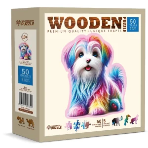 Happy Puppy 50 Wooden Puzzle 1