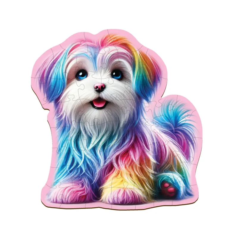 Happy Puppy 50 Wooden Puzzle 2
