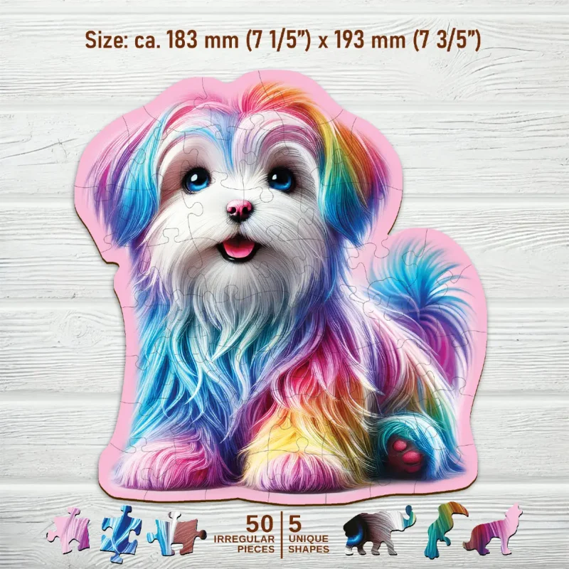 Happy Puppy 50 Wooden Puzzle 5