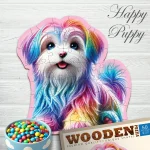 Happy Puppy 50 Wooden Puzzle 7