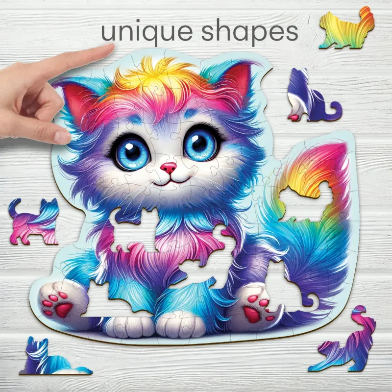 Fantasy Kitty 75 Wooden Puzzle 3
