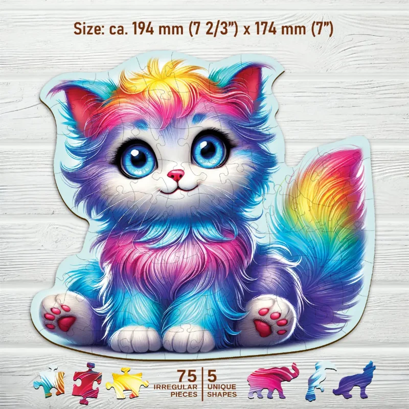 Fantasy Kitty 75 Wooden Puzzle 4