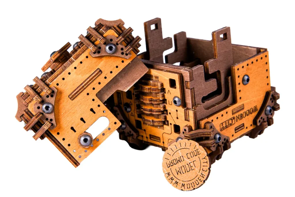 3D Wooden Escape Puzzle Box Tesseract's Secret Opis 4