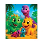 Wooden Puzzle 20 Jurassic Friends 2