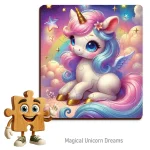 Wooden Puzzle 20 Magical Unicorn Dreams 1
