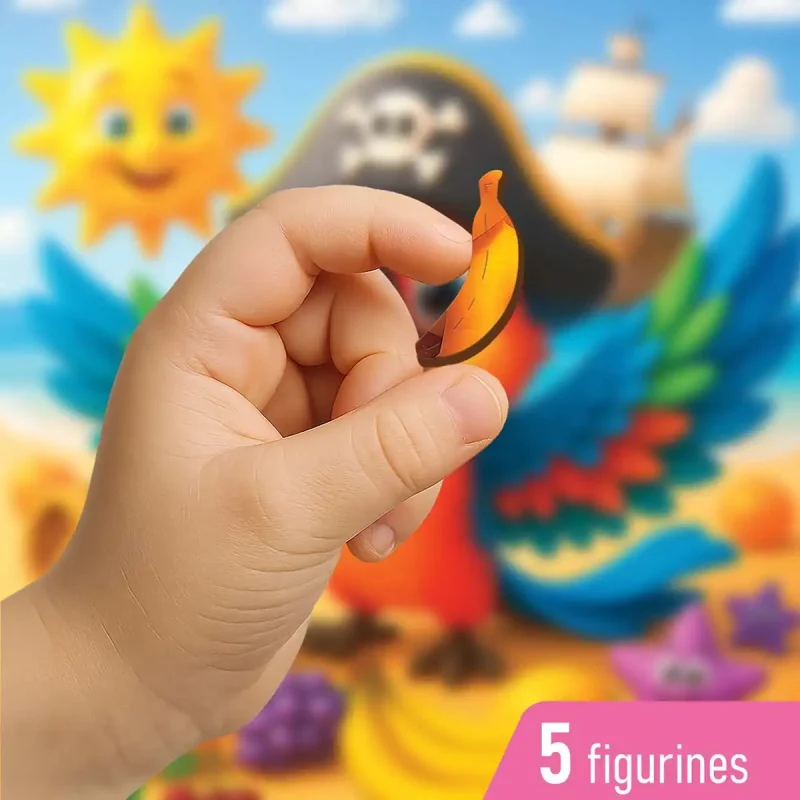 Wooden Puzzle 20 Pirate Parrot 4