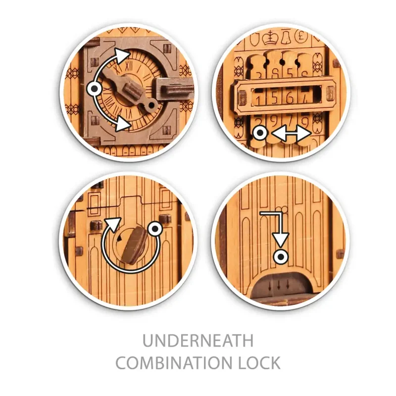 3D Wooden Escape Puzzle Box Big Ben 9