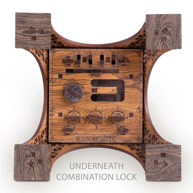 D Wooden Escape Puzzle Box Eiffel Tower 5