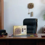 Gear Globe Wall Clock 3D Wooden Puzzle 4