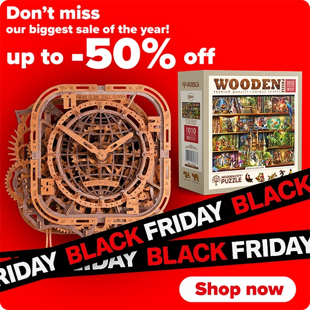 Wooden Models 3D Puzzles — Black Friday Discounts