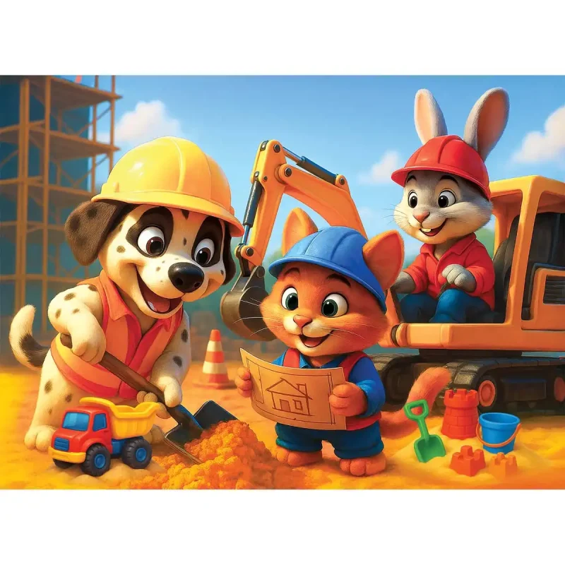 Wooden Puzzle 40 Happy Team 2