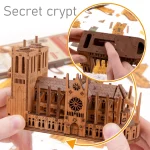 3D Wooden Puzzle Building - Notre Dame 5