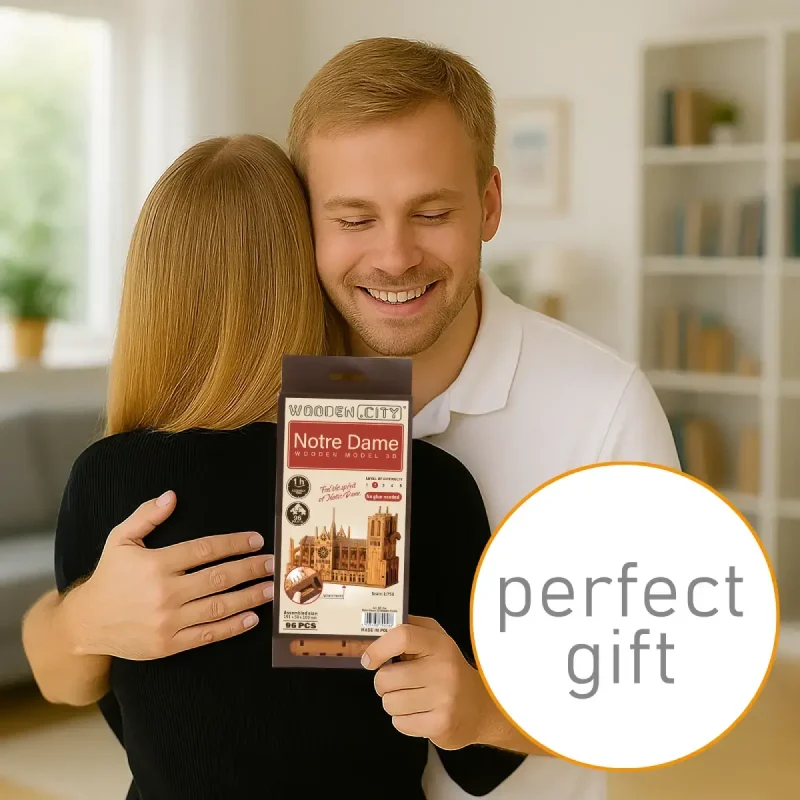 3D Wooden Puzzle Building - Notre Dame 8