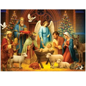 Wooden Puzzle Christmas Nativity Scene 5