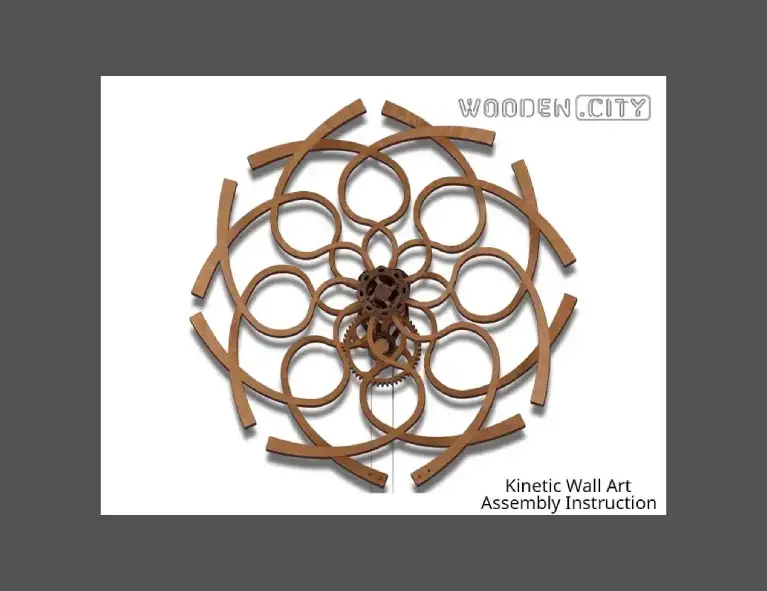 Kinetic Art Ornate Geometric