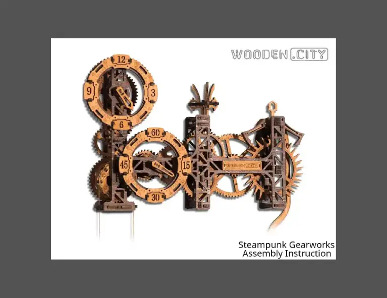 Steampunk Wall Clock